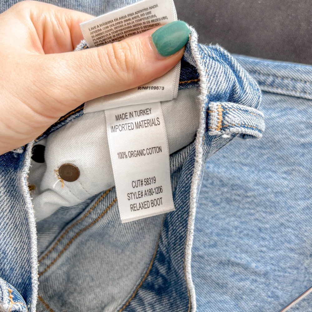 AGOLDE Mid Rise Relaxed Boot Jeans Wireless - Picture 9 of 10